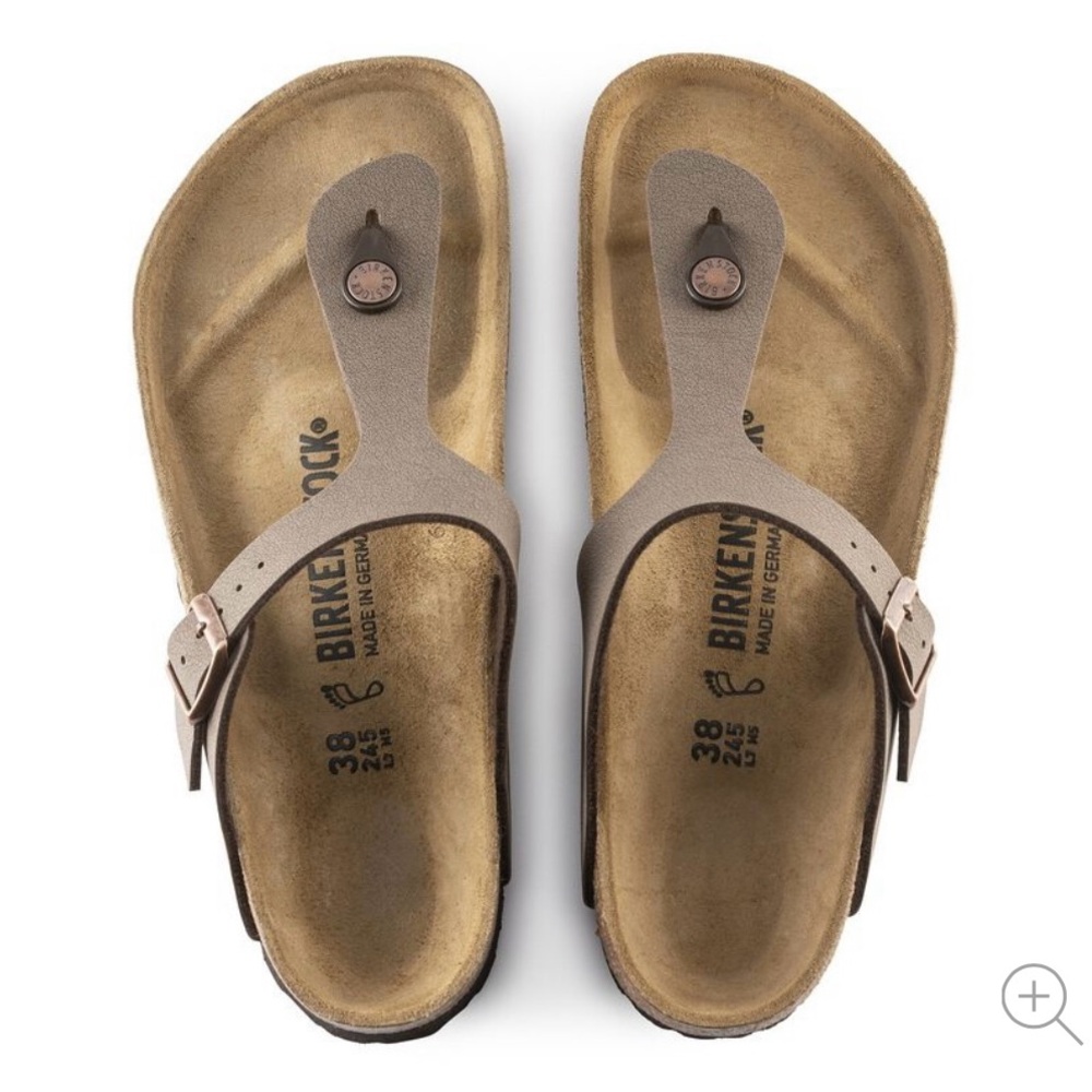 Birkenstock Women's Gizeh Sandal 38, Mocha US 7.5